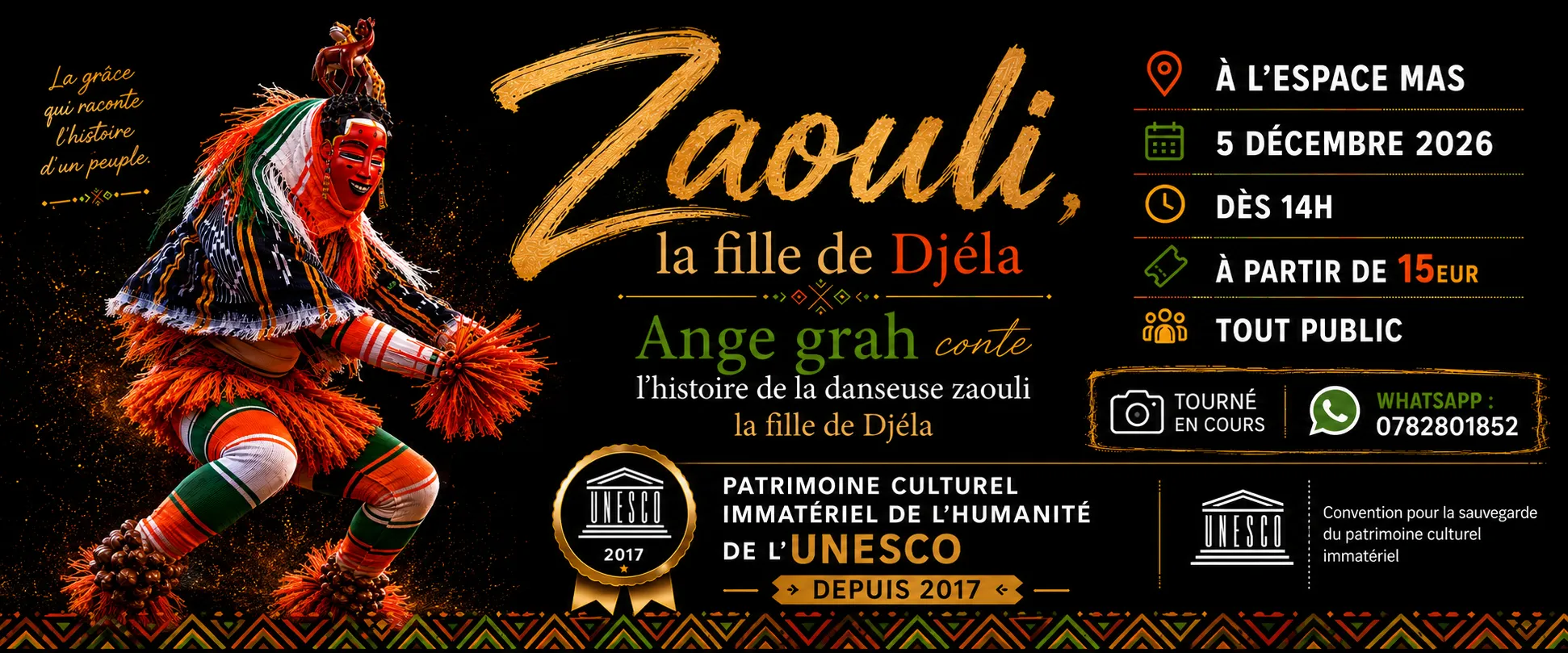 Danseur Zaouli en costume — visuel 2